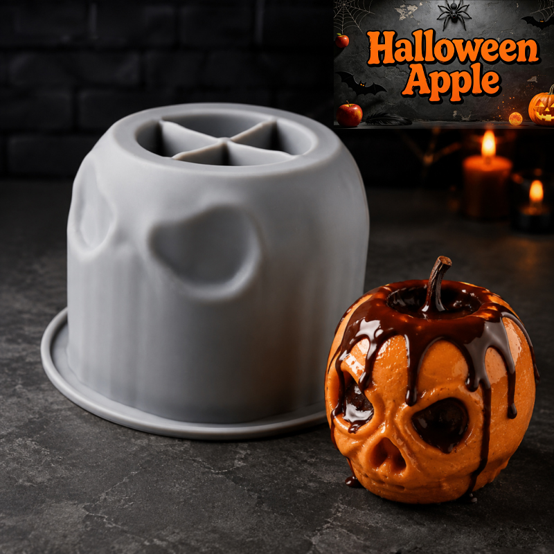 Halloween skull apple silicone - Candle Making Jug ulasan dan harga