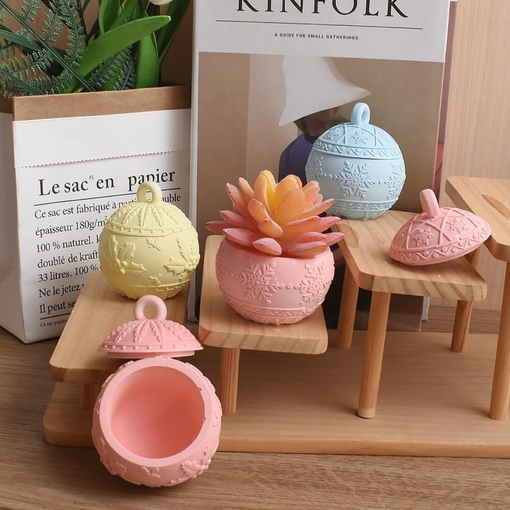 New Silicone Candle Jar Mold 3 - Candle Making Jars With Lids ulasan dan harga