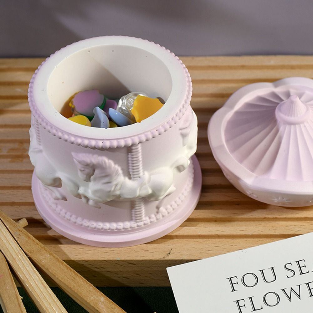 Cute Style with Lids Carousel  - Candle Making Jars With Lids ulasan dan harga