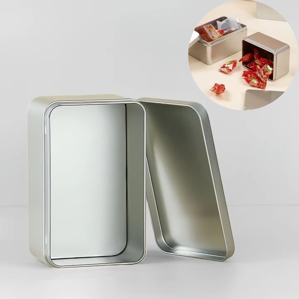 New Solid Color Tin Box Tinpla - Tin Container Lid ulasan dan harga