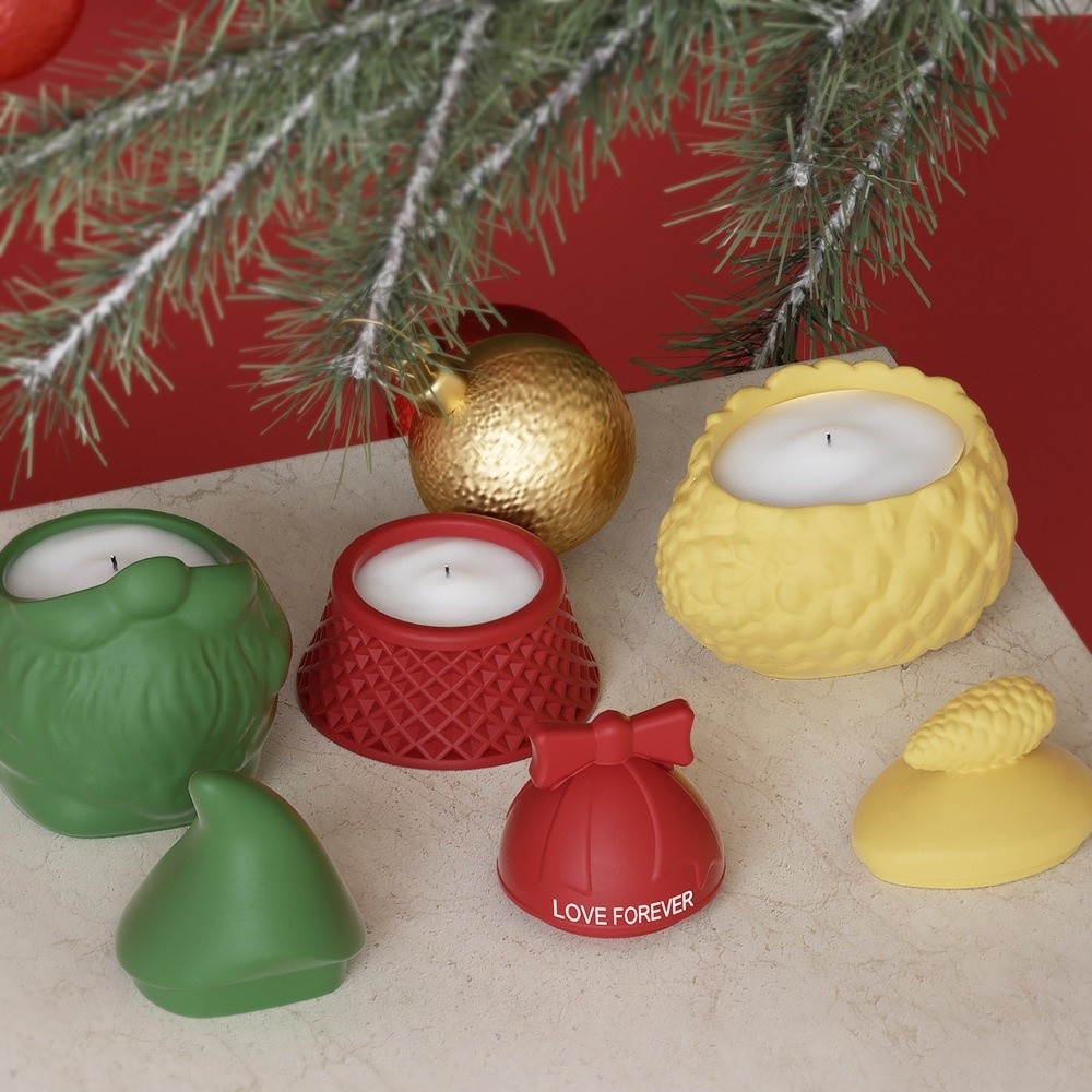 Silicone Santa Claus Storage J - Candle Making Jars With Lids ulasan dan harga
