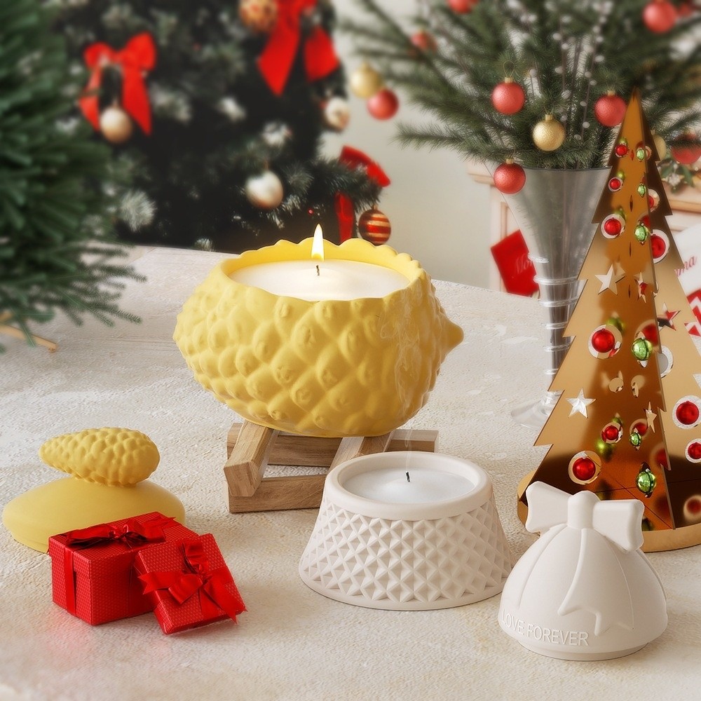 Silicone Santa Claus Storage J - Candle Making Jars With Lids ulasan dan harga