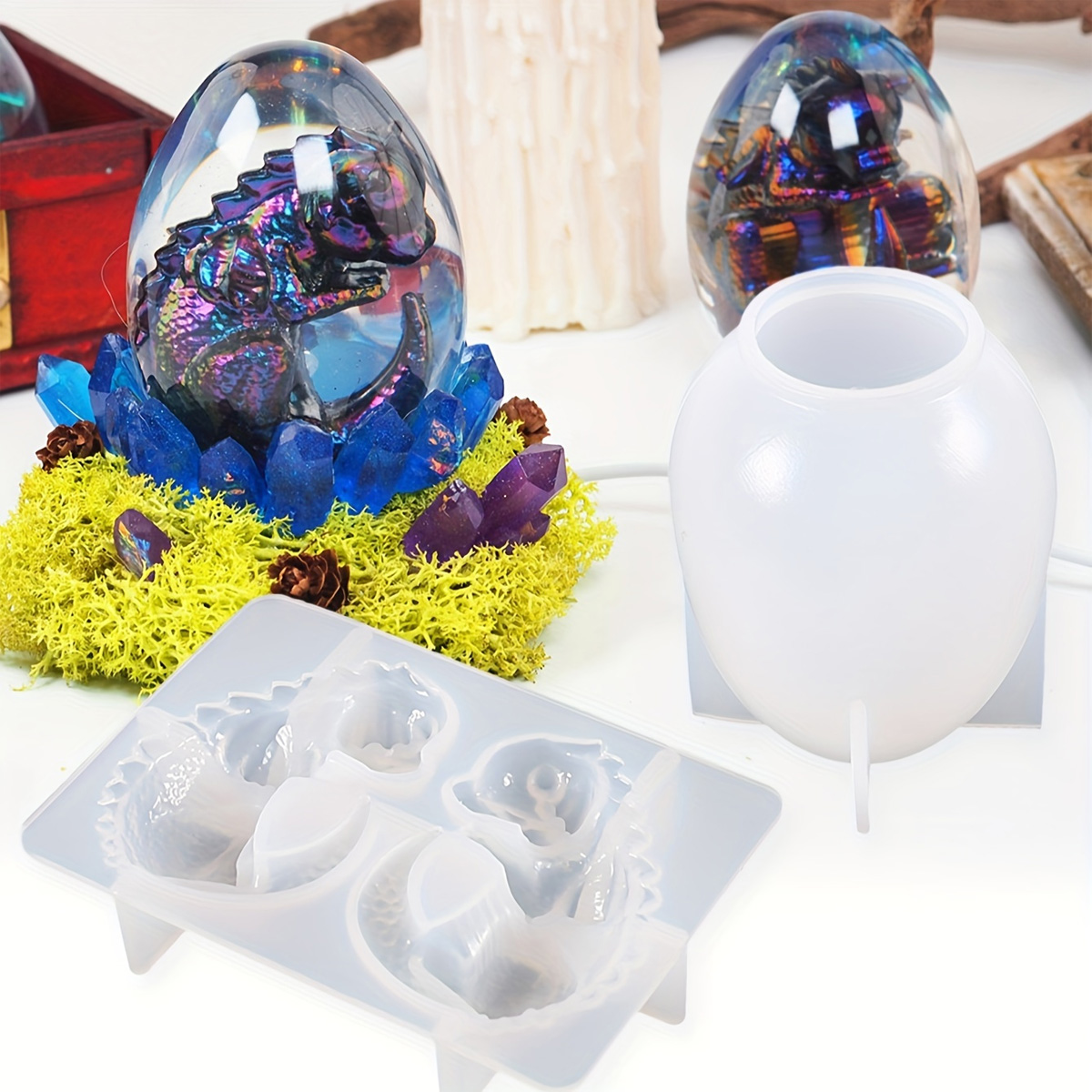 Silicone Dragon Egg Molds, 2-P - Candle Making Tutorial ulasan dan harga