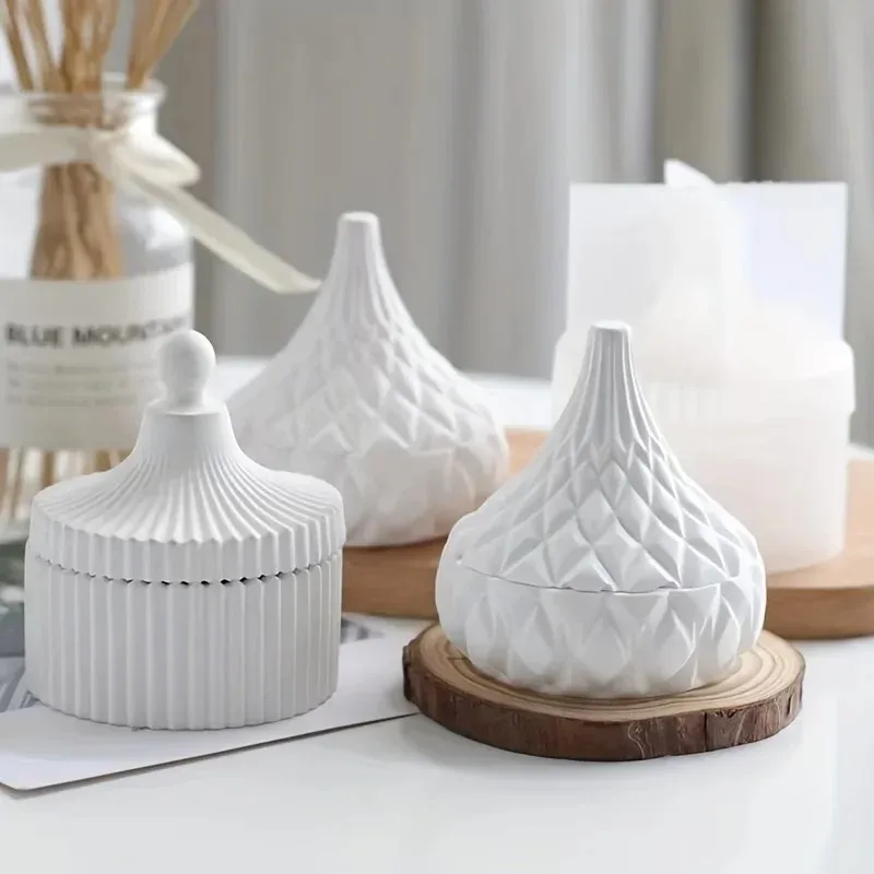 2pcs silicone candle jar mold  - Candle Making Jars With Lids ulasan dan harga