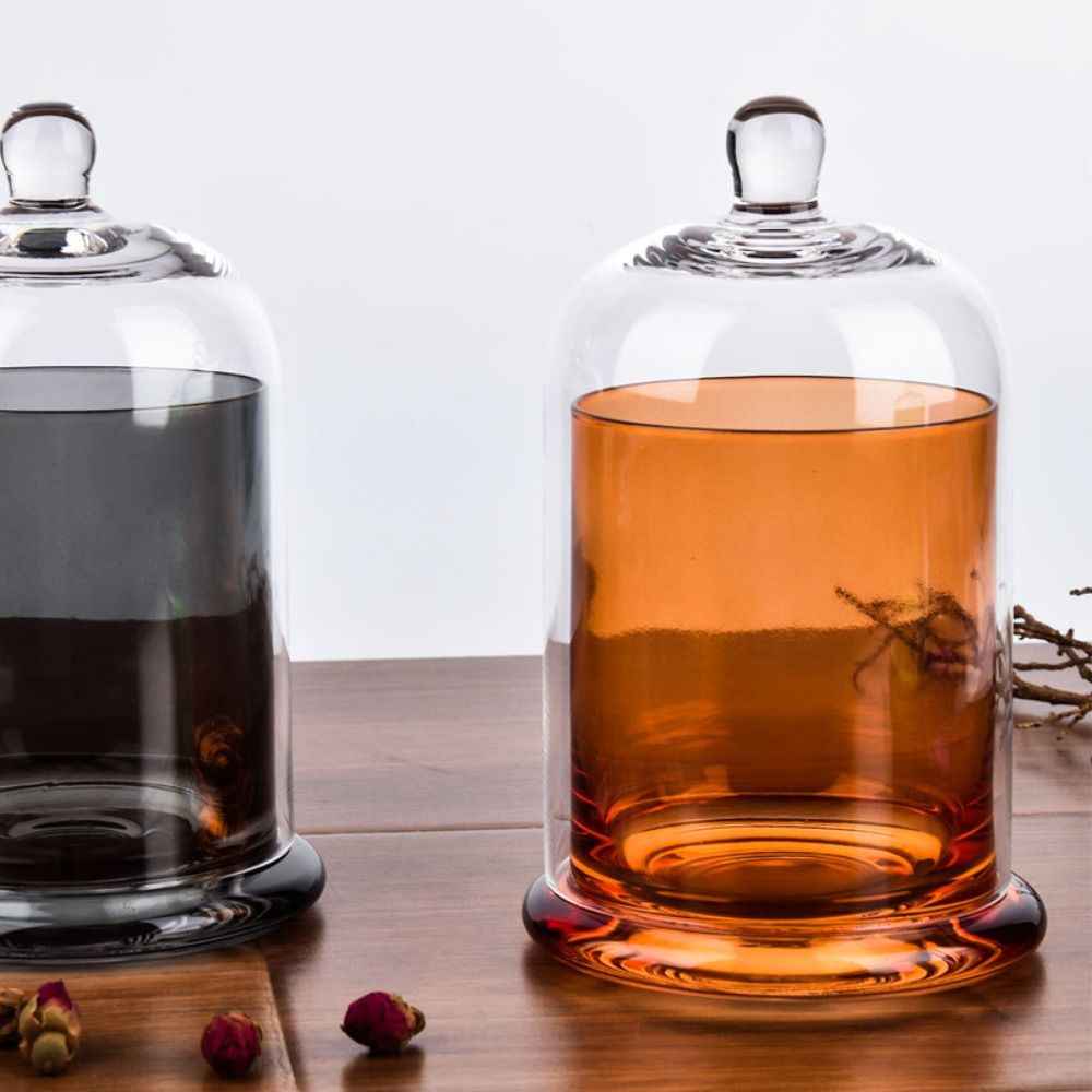Glass Glass Storage Jar Eterna - Candle Making Jars With Lids ulasan dan harga